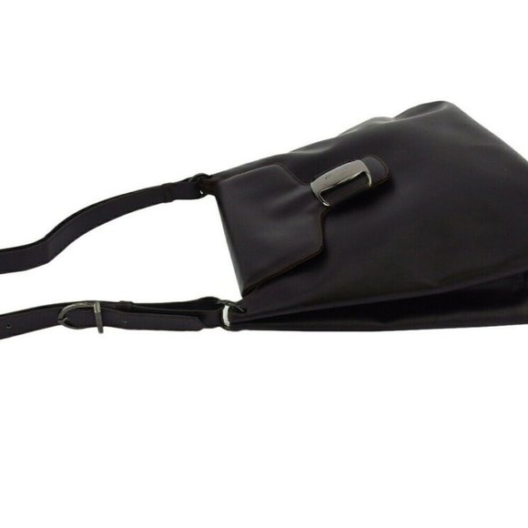 Salvatore Ferragamo Shoulder Bag Vara Enamel Leather Authentic Used - Picture 3 of 8